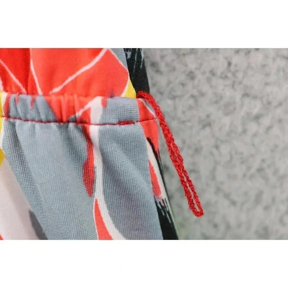 Magic Bold Flowy Maxi Dress-Size Large-V-Neck - Picture 11 of 11